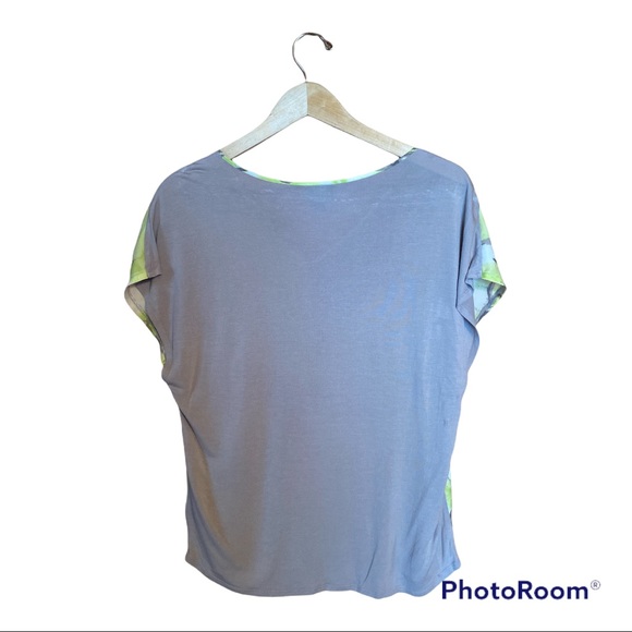 Mossimo Medium Marble Print Spring Short Sleeve Top - Picture 3 of 4